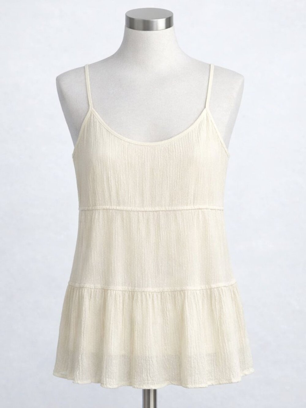 H&M Divided Cream Top Women Size Small Lined